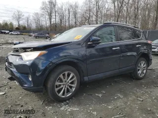 2017 Toyota RAV4 Limited with VIN 2T3DFREV9HW568683, listed as a Copart auction lot 48050685 with 0 mi miles and Salvage Title. Bid and sale history available at carsss.com. Image 1.