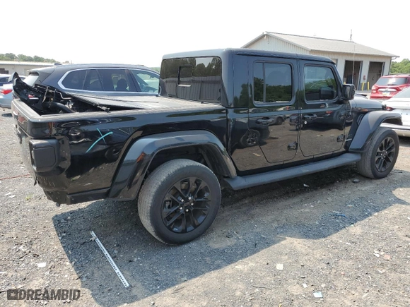 2021 Jeep Gladiator Overland with VIN 1C6HJTFG0ML541311, listed as a Copart auction lot 66609824 with 44,362 mi miles and Salvage Title. Bid and sale history available at carsss.com. Image 3.