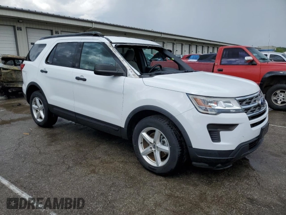 2018 Ford Explorer with VIN 1FM5K8B83JGC13210, listed as a Copart auction lot 54393155 with 72,082 mi miles and Salvage title. Bid and sale history available at DreamBid. Image 4.