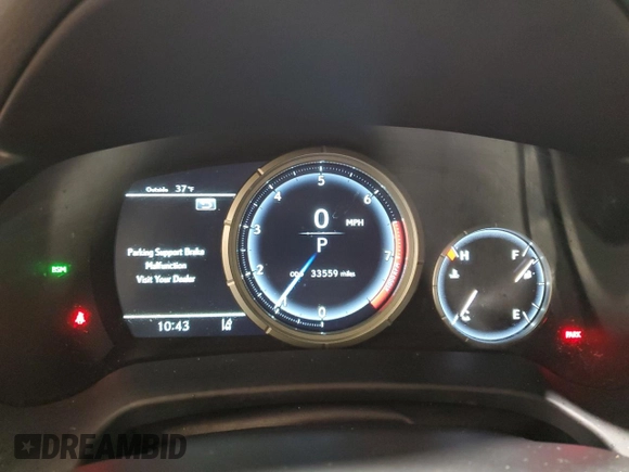 2022 Lexus RX 350 F Sport с VIN 2T2SZMDA5NC320822, выставлен на аукционе Copart как лот 88775795 с пробегом 33 559 миль миль и Списание • Salvage title. История ставок и продаж доступна на DreamBid. Изображение 9.