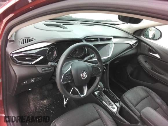 2021 Buick Encore GX Essence with VIN KL4MMFSL3MB076378, listed as a Copart auction lot 58874155 with Not provided miles and Salvage title. Bid and sale history available at DreamBid. Image 8.