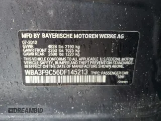 2013 BMW 3 Series ActiveHybrid 3 with VIN WBA3F9C56DF145213, listed as a Copart auction lot 79361574 with 0 mi miles and Salvage Title. Bid and sale history available at carsss.com. Image 13.