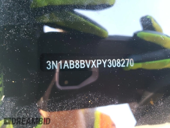 2023 Nissan Sentra S with VIN 3N1AB8BVXPY308270, listed as a Copart auction lot 50253865 with 14,601 mi miles and Salvage Title. Bid and sale history available at DreamBid. Image 14.