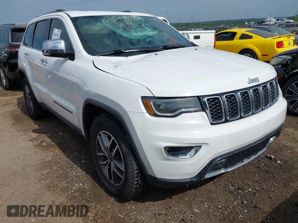 2019 Jeep Grand Cherokee Limited with VIN 1C4RJEBG4KC788889, listed as a IAAI auction lot 42601426 with 122,452 mi miles and . Bid and sale history available at DreamBid. Image 1.