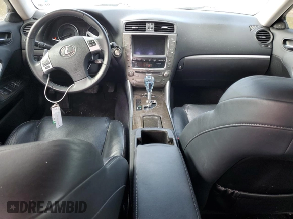 2012 Lexus IS 350 with VIN JTHBE5C26C5029741, listed as a Copart auction lot 59763525 with 112,834 mi miles and Salvage title. Bid and sale history available at DreamBid. Image 8.