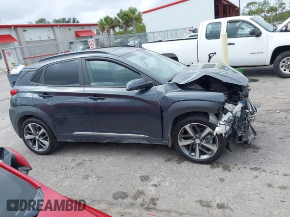 2020 Hyundai Kona Ultimate with VIN KM8K53A55LU549563, listed as a IAAI auction lot 41714066 with 101,444 mi miles. Bid and sale history available at carsss.com. Image 14.