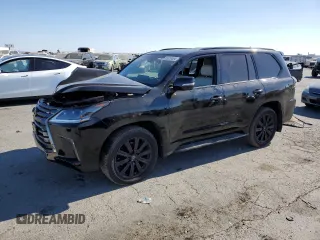 2019 Lexus LX with VIN JTJHY7AX3K4298472, listed as a Copart auction lot 63319064 with 56,567 mi miles and Salvage Title. Bid and sale history available at carsss.com. Image 1.