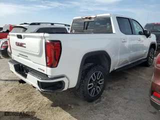 2022 GMC Sierra 1500 Limited AT4 with VIN 1GTP9EEL4NZ117345, listed as a Copart auction lot 75712014 with 74,997 mi miles and Salvage Title. Bid and sale history available at carsss.com. Image 3.