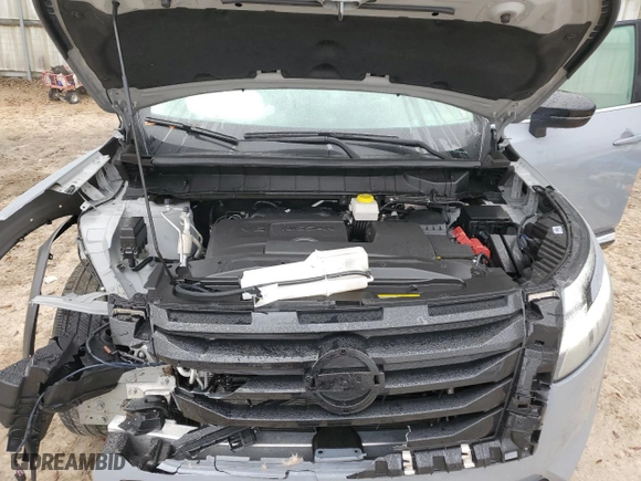 2024 Nissan Pathfinder Platinum with VIN 5N1DR3DH6RC259379, listed as a Copart auction lot 43399045 with 19,750 mi miles and Salvage Title. Bid and sale history available at carsss.com. Image 12.