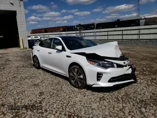 2016 Kia Optima SXL Turbo with VIN 5XXGV4L26GG052021, listed as a Copart auction lot 54018535 with 109,409 mi miles and Salvage title. Bid and sale history available at DreamBid. Image 13.