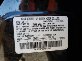 2013 Infiniti M37 with VIN JN1BY1AP9DM511467, listed as a Copart auction lot 73783654 with 220,554 mi miles and Salvage Title. Bid and sale history available at carsss.com. Image 12.