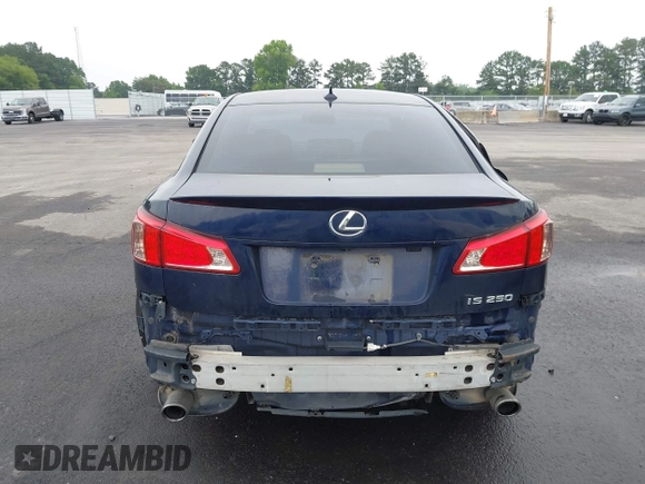 2011 Lexus IS 250 with VIN JTHBF5C24B5138467, listed as a IAAI auction lot 42375648 with 170,375 mi miles and . Bid and sale history available at DreamBid. Image 6.