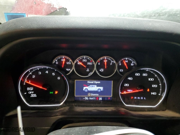 2019 Chevrolet Silverado 1500 LT with VIN 1GCRYDED9KZ217984, listed as a Copart auction lot 42634905 with 96,471 mi miles and Salvage Title. Bid and sale history available at carsss.com. Image 9.