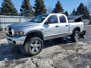 2005 Dodge 2500 SLT z VIN 3D7KS28CX5G849011, wystawiony jako Copart lot #47089805 z przebiegiem Nie podano mil oraz Czysty tytuł • Clean title. Historia ofert i sprzedaży dostępna na DreamBid. Obrazek 1.