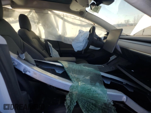 2021 Tesla Model 3 Long Range z VIN 5YJ3E1EB7MF849399, wystawiony jako Copart lot #47010175 z przebiegiem Nie podano mil oraz Szkoda całkowita • Salvage title. Historia ofert i sprzedaży dostępna na DreamBid. Obrazek 7.