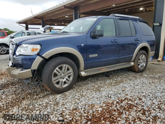 2007 Ford Explorer Eddie Bauer z VIN 1FMEU64807UB43073, wystawiony jako Copart lot #52104125 z przebiegiem 194 648 mil mil oraz Szkoda całkowita • Salvage title. Historia ofert i sprzedaży dostępna na DreamBid. Obrazek 1.
