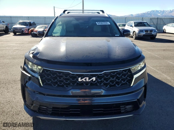 2022 Kia Sorento Plug-In Hybrid SX with VIN KNDRJDLH6N5067077, listed as a Copart auction lot 84562264 with 38,691 mi miles and Salvage Title. Bid and sale history available at carsss.com. Image 5.