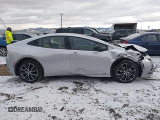 2024 Toyota Prius LE with VIN JTDADABU7R3020465, listed as a IAAI auction lot 41040774 with 9,278 mi miles. Bid and sale history available at carsss.com. Image 14.