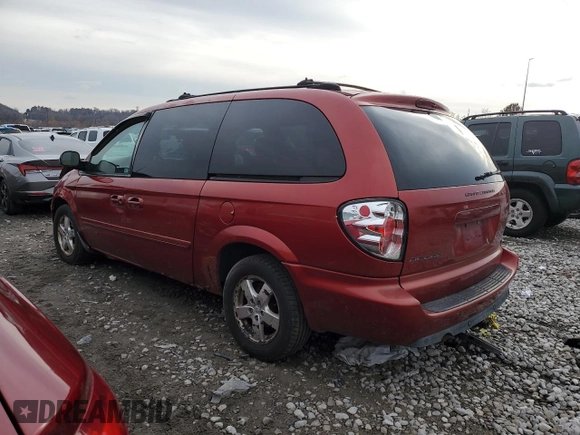 2005 Dodge Caravan SXT with VIN 2D4GP44L25R456250, listed as a Copart auction lot 83081644 with 277,196 mi miles and Salvage Title. Bid and sale history available at DreamBid. Image 2.