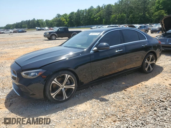 2023 Mercedes-Benz C 300 z VIN W1KAF4GB8PR129195, wystawiony jako Copart lot #53618725 z przebiegiem Nie podano mil oraz Szkoda całkowita • Salvage title. Historia ofert i sprzedaży dostępna na DreamBid. Obrazek 1.