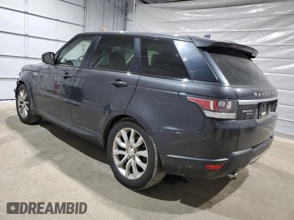 2016 Land Rover Range Rover Sport HSE with VIN SALWR2KF8GA648292, listed as a Copart auction lot 46403415 with 91,302 mi miles and Salvage Title. Bid and sale history available at DreamBid. Image 2.