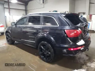 2012 Audi Q7 3.0T S line with VIN WA1DGAFE8CD008344, listed as a Copart auction lot 45141055 with 131,769 mi miles and Salvage Title. Bid and sale history available at carsss.com. Image 2.