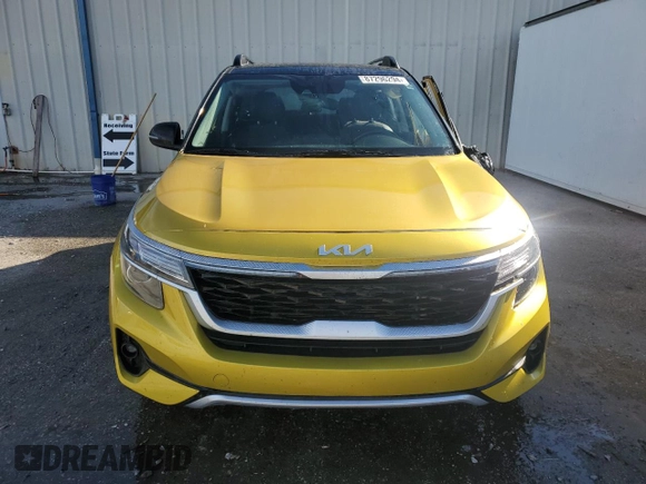 2022 Kia Seltos Nightfall with VIN KNDEUCA20N7241650, listed as a Copart auction lot 87296294 with 48,740 mi miles and Non Repairable. Bid and sale history available at carsss.com. Image 5.