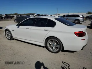 2015 BMW 5 Series 535i with VIN WBA5B1C58FD918932, listed as a Copart auction lot 47470515 with 160,506 mi miles and Salvage Title. Bid and sale history available at carsss.com. Image 2.