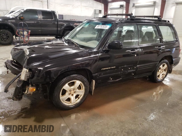 2002 Subaru Forester S w/Premium Pkg with VIN JF1SF65602H734090, listed as a Copart auction lot 45005345 with 259,943 mi miles and Non Repairable. Bid and sale history available at carsss.com. Image 1.