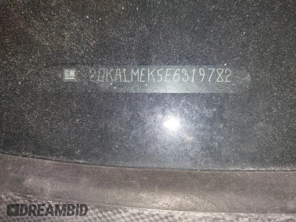 2014 GMC Terrain SLE with VIN 2GKALMEK5E6319782, listed as a IAAI auction lot 42246843 with 179,951 mi miles and . Bid and sale history available at DreamBid. Image 9.