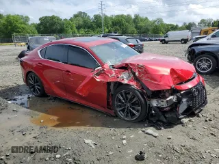 2022 Lexus IS 350 F Sport with VIN JTHGZ1E26N5026437, listed as a Copart auction lot 55874885 with Not provided miles and Salvage title. Bid and sale history available at DreamBid. Image 4.