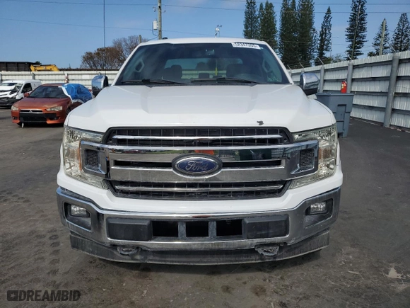 2018 Ford F-150 XL with VIN 1FTFW1E58JKE96352, listed as a Copart auction lot 52347355 with 114,780 mi miles and Salvage Title. Bid and sale history available at carsss.com. Image 5.