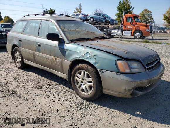 2001 Subaru Legacy Outback z VIN 4S3BH665617629830, wystawiony jako Copart lot #87467084 z przebiegiem 187 309 mil mil oraz Szkoda całkowita • Salvage title. Historia ofert i sprzedaży dostępna na DreamBid. Obrazek 4.