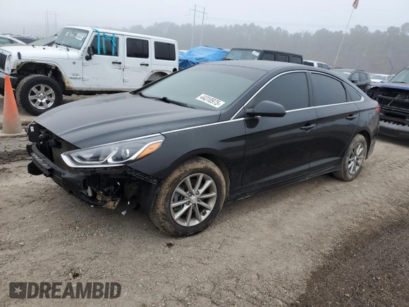 2019 Hyundai Sonata SE with VIN 5NPE24AF9KH762503, listed as a Copart auction lot 44310975 with 76,278 mi miles and Salvage Title. Bid and sale history available at DreamBid. Image 1.
