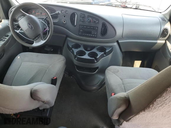 2008 Ford Econoline Passenger XL with VIN 1FBSS31L38DA39249, listed as a Copart auction lot 58163155 with 240,517 mi miles and Salvage title. Bid and sale history available at DreamBid. Image 8.