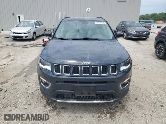 2018 Jeep Compass Limited with VIN 3C4NJDCB4JT369259, listed as a Copart auction lot 59926785 with 65,384 mi miles and Clean title. Bid and sale history available at DreamBid. Image 5.