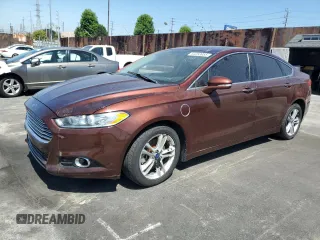 2015 Ford Fusion Titanium with VIN 3FA6P0SU5FR264366, listed as a Copart auction lot 53253955 with 157,593 mi miles and Salvage title. Bid and sale history available at DreamBid. Image 1.