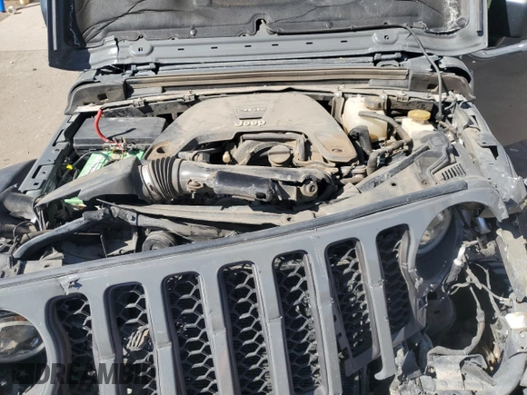 2020 Jeep Gladiator Rubicon with VIN 1C6JJTBG9LL163270, listed as a Copart auction lot 53654005 with 74,744 mi miles and Salvage title. Bid and sale history available at DreamBid. Image 11.
