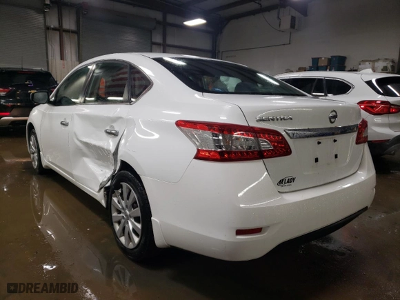 2015 Nissan Sentra SR with VIN 3N1AB7AP3FY275981, listed as a Copart auction lot 48245525 with 144,706 mi miles and Salvage Title. Bid and sale history available at carsss.com. Image 2.