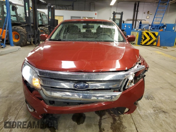 2010 Ford Fusion SEL with VIN 3FAHP0JA0AR239335, listed as a Copart auction lot 86290354 with 28,915 mi miles and Salvage Title. Bid and sale history available at DreamBid. Image 5.