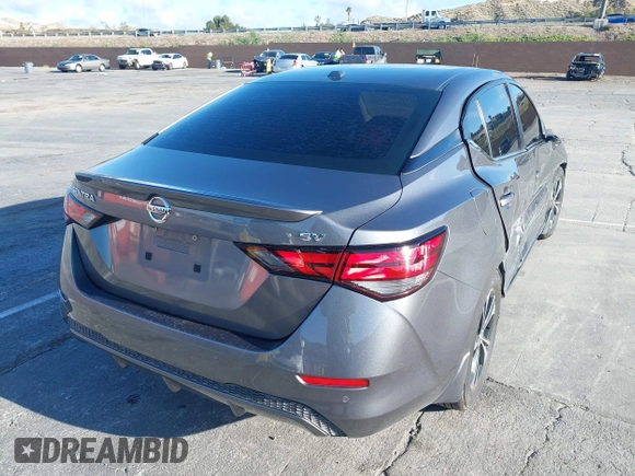 2020 Nissan Sentra SV with VIN 3N1AB8CV9LY271706, listed as a IAAI auction lot 41935847 with 94,721 mi miles. Bid and sale history available at carsss.com. Image 4.
