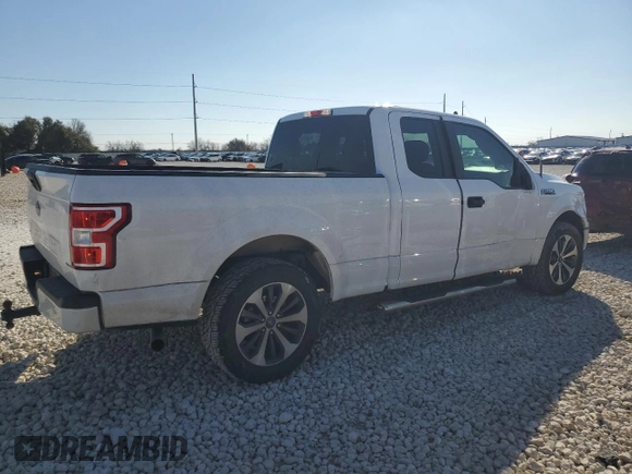 2020 Ford F-150 XL with VIN 1FTEX1CP3LKE58379, listed as a Copart auction lot 43537855 with 78,490 mi miles and Salvage Title. Bid and sale history available at DreamBid. Image 3.