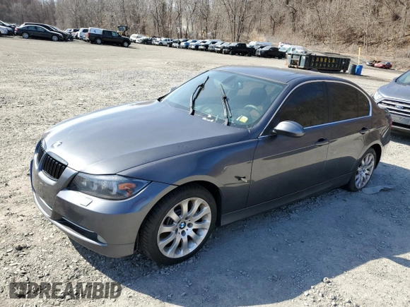 2008 BMW 3 Series 335xi with VIN WBAVD53548A285108, listed as a Copart auction lot 48532675 with 0 mi miles and Salvage Title. Bid and sale history available at carsss.com. Image 1.