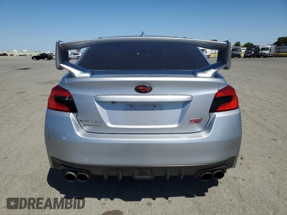 2016 Subaru WRX STI with VIN JF1VA2V60G9828315, listed as a Copart auction lot 56829995 with 119,261 mi miles and Salvage title. Bid and sale history available at DreamBid. Image 6.