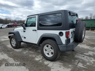 2015 Jeep Wrangler Sport with VIN 1C4AJWAG5FL761338, listed as a Copart auction lot 53123515 with 93,677 mi miles and Salvage Title. Bid and sale history available at carsss.com. Image 2.