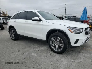 2022 Mercedes-Benz GLC 300 with VIN W1N0G8DB0NV344579, listed as a Copart auction lot 59981025 with 30,483 mi miles and Salvage title. Bid and sale history available at DreamBid. Image 4.