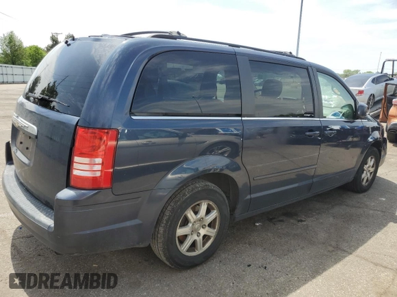 2008 Chrysler Town & Country Touring with VIN 2A8HR54P58R714357, listed as a Copart auction lot 55117305 with 214,330 mi miles and Salvage Title. Bid and sale history available at DreamBid. Image 3.