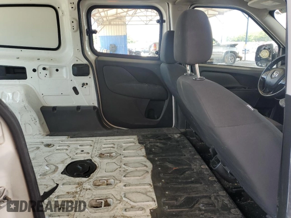 2017 Ram ProMaster City Cargo Tradesman with VIN ZFBERFAB5H6G61892, listed as a Copart auction lot 56341835 with 201,231 mi miles and Salvage title. Bid and sale history available at DreamBid. Image 11.