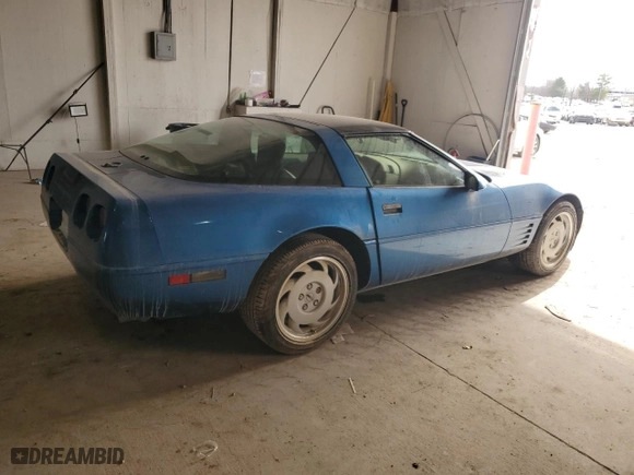 1992 Chevrolet Corvette with VIN 1G1YY23PXN5118138, listed as a Copart auction lot 47565185 with 0 mi miles and Salvage Title. Bid and sale history available at carsss.com. Image 3.