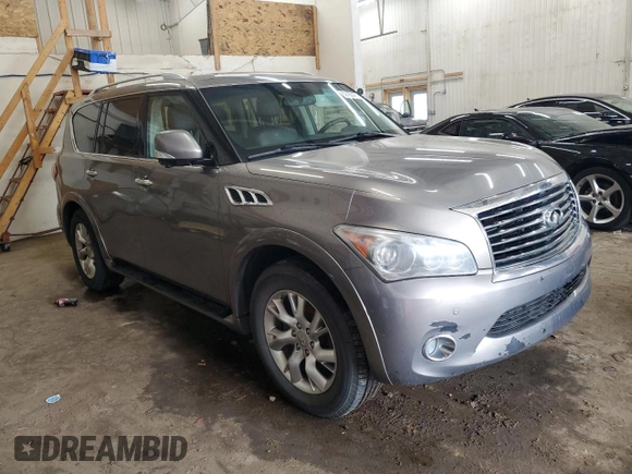 2013 Infiniti QX56 with VIN JN8AZ2NE8D9041539, listed as a Copart auction lot 62492425 with 236,892 mi miles and Clean title. Bid and sale history available at DreamBid. Image 4.